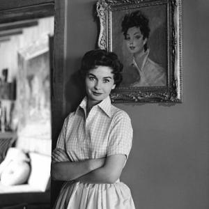 Jean Simmons at Home 4/14/1955