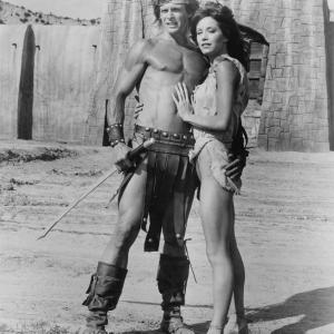 Still of Tanya Roberts and Marc Singer in The Beastmaster (1982)
