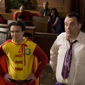 Tom Sizemore and Justin Whalin in Super Capers The Origins of Ed and the Missing Bullion 2009