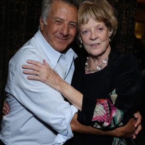 Dustin Hoffman and Maggie Smith