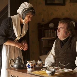 Still of Timothy Spall and Marion Bailey in Mr. Turner (2014)