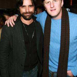 Michael Rapaport and John Stamos at event of Assassination of a High School President (2008)