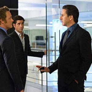 Still of John Stamos, Scott Cohen and David Anders in Necessary Roughness (2011)