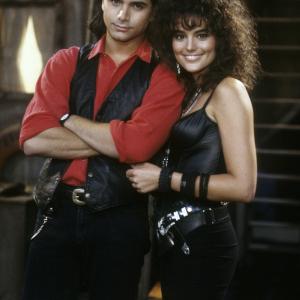 Still of John Stamos and Michelle Nicastro in Full House 1987