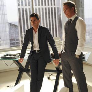 Still of John Stamos and David Anders in Necessary Roughness (2011)