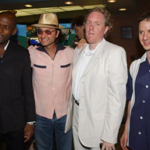 Fisher Stevens Bob Berney and Romany Malco at event of The Chacircteau 2001