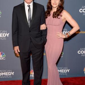 Patrick Stewart (L) and Sunny Ozell attend 2014 American Comedy Awards at Hammerstein Ballroom on April 26, 2014 in New York City.