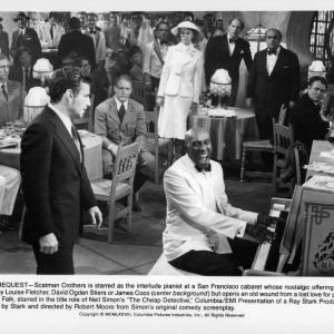 Still of Peter Falk, Scatman Crothers, Louise Fletcher, David Ogden Stiers and James Coco in The Cheap Detective (1978)