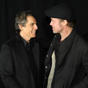 Brad Pitt and Ben Stiller at event of Megamaindas (2010)