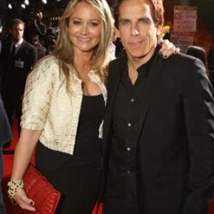 Ben Stiller and Christine Taylor at event of Gelezinis zmogus (2008)