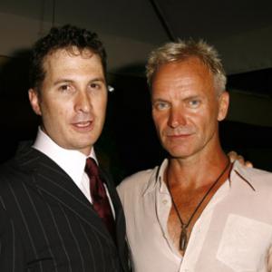 Sting and Darren Aronofsky at event of The Fountain 2006