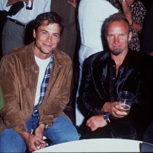 Rob Lowe and Sting