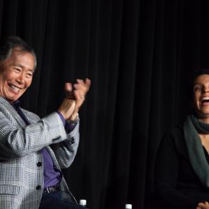 Still of George Takei and Melanie McFarland in IMDb: What to Watch (2013)