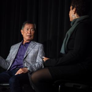 Still of George Takei and Melanie McFarland in IMDb What to Watch 2013