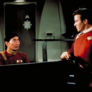 Still of William Shatner and George Takei in Star Trek: The Wrath of Khan (1982)