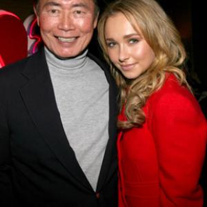 George Takei and Hayden Panettiere