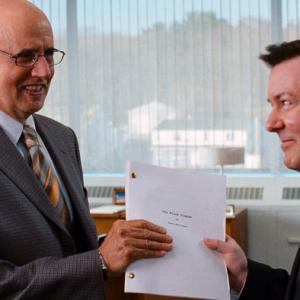 Still of Jeffrey Tambor and Ricky Gervais in The Invention of Lying (2009)