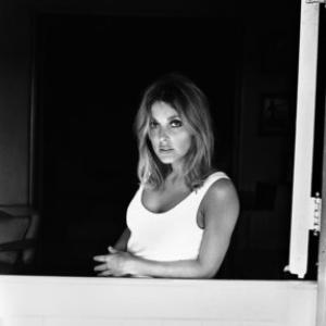 Sharon Tate during the filming of 