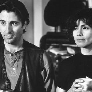 Still of Andy Garcia and Rachel Ticotin in Steal Big Steal Little (1995)