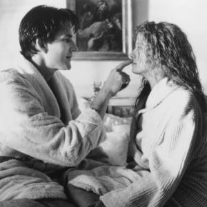 Still of Matthew Modine and Nancy Travis in Fluke 1995