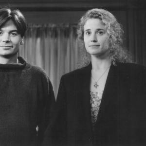 Still of Mike Myers and Nancy Travis in So I Married an Axe Murderer (1993)