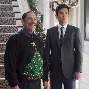 Still of Danny Trejo and John Cho in A Very Harold & Kumar 3D Christmas (2011)