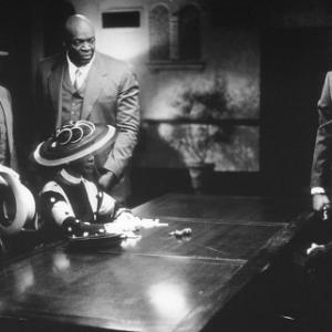 Still of Laurence Fishburne, Tim Roth, Cicely Tyson, Eddie Bo Smith Jr., J.W. Smith and Clarence Williams III in Hoodlum (1997)