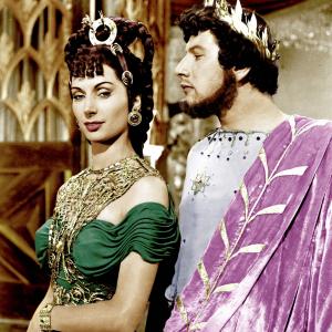 Still of Peter Ustinov and Patricia Laffan in Quo Vadis (1951)