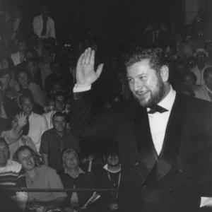 Academy Awards 33rd Annual Peter Ustinov arriving at the awards