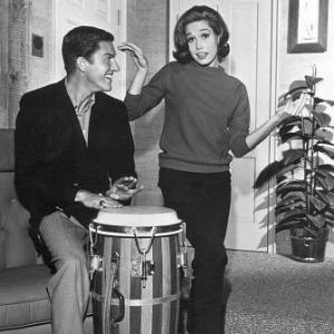Dick Van Dyke and Mary Tyler Moore on The Dick Van Dyke Show 1965 CBS
