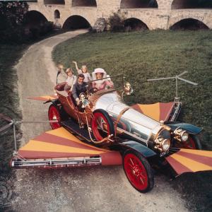 Still of Dick Van Dyke Adrian Hall Sally Ann Howes and Heather Ripley in Chitty Chitty Bang Bang 1968