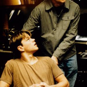 Matt Damon and Gus Van Sant in Gerasis Vilas Hantingas 1997