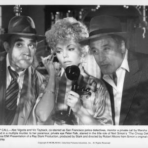 Still of Abe Vigoda Marsha Mason and Vic Tayback in The Cheap Detective 1978