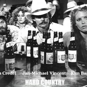 Kim Basinger JanMichael Vincent and Curtis Credel in Hard Country 1981