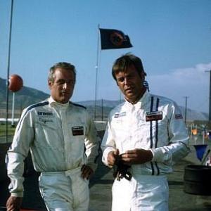 Winning Paul Newman  Robert Wagner on location 1968