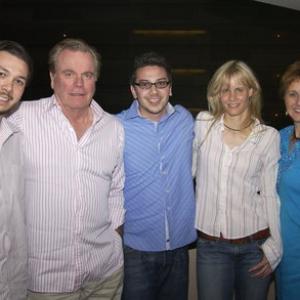 The cast of Little Victim with Director Dean Ronalds