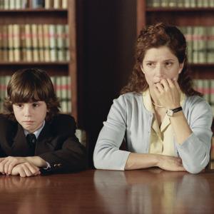 Still of Melora Walters and Logan Lerman in The Butterfly Effect 2004