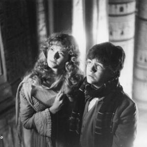 Still of Sophie Ward and Alan Cox in Young Sherlock Holmes 1985