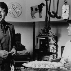 Still of Carrie Fisher and Sam Waterston in Hannah and Her Sisters (1986)