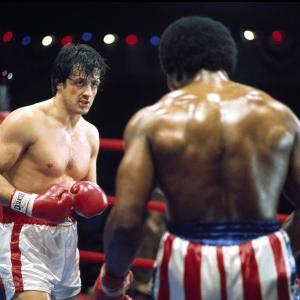 Still of Sylvester Stallone and Carl Weathers in Rocky (1976)
