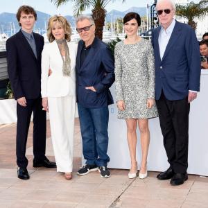 Harvey Keitel, Michael Caine, Jane Fonda, Rachel Weisz and Paul Dano at event of Youth (2015)