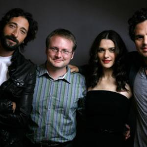 Rachel Weisz, Adrien Brody, Rian Johnson and Mark Ruffalo at event of The Brothers Bloom (2008)