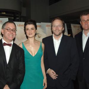 Rachel Weisz, David Linde, Fernando Meirelles and James Schamus at event of The Constant Gardener (2005)