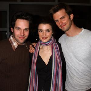 Rachel Weisz Paul Rudd and Frederick Weller at event of The Shape of Things 2003