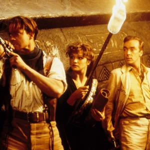 Still of Brendan Fraser, John Hannah and Rachel Weisz in The Mummy (1999)