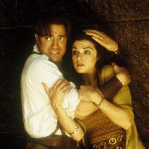 Still of Brendan Fraser and Rachel Weisz in The Mummy Returns 2001