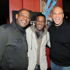 Forest Whitaker Blair Underwood and Cory Booker at event of Brick City 2009