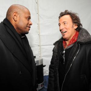 Forest Whitaker and Bruce Springsteen