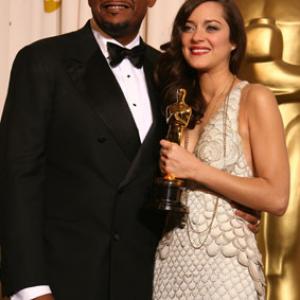 Forest Whitaker and Marion Cotillard at event of The 80th Annual Academy Awards 2008