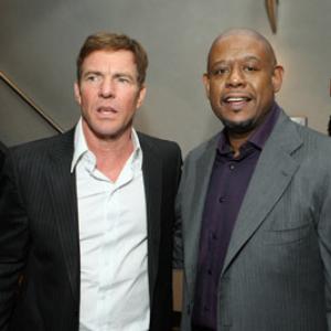 Dennis Quaid and Forest Whitaker at event of Vantage Point 2008